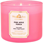 Pink Apple Punch Scented Candle with Natural Essential Oils 411g